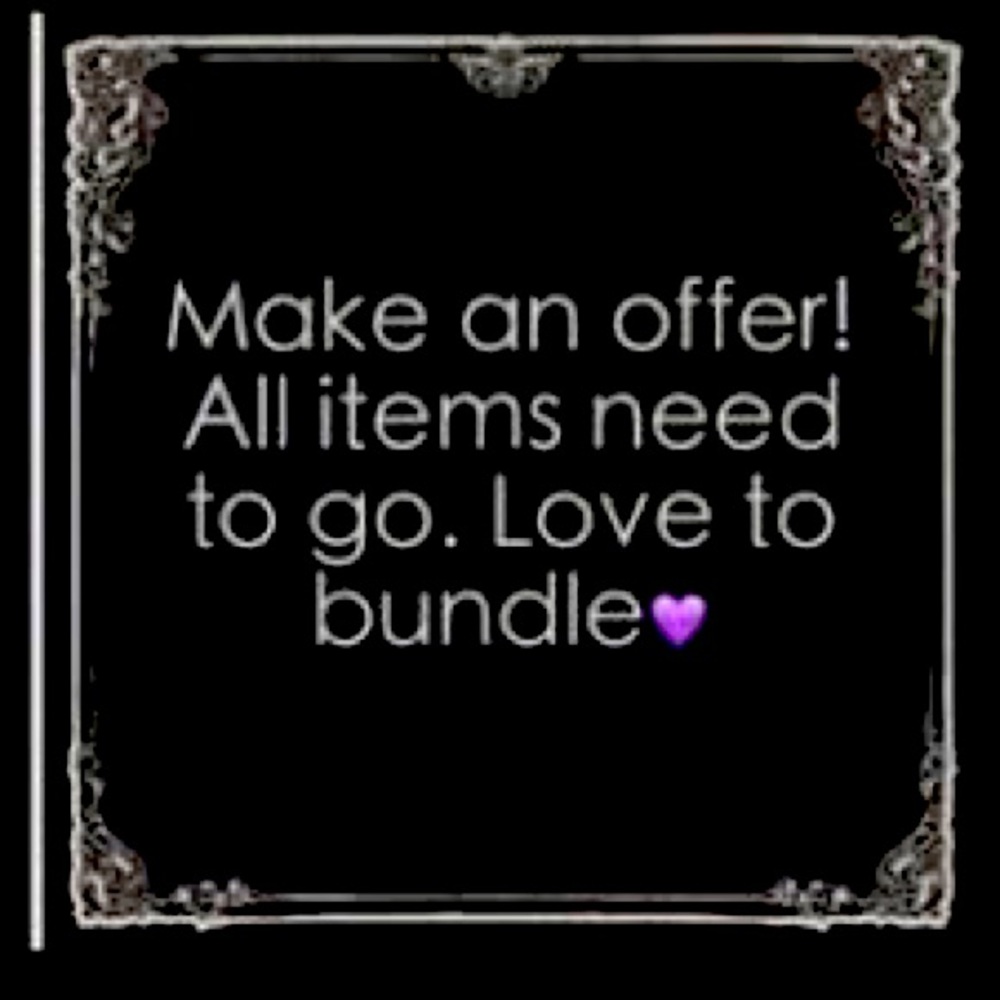 BUNDLE & SALE or MAKE A REASONABLE OFFER!!